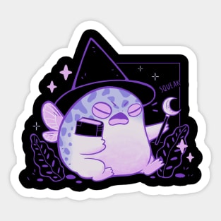 Rain Frog Wizard Sticker